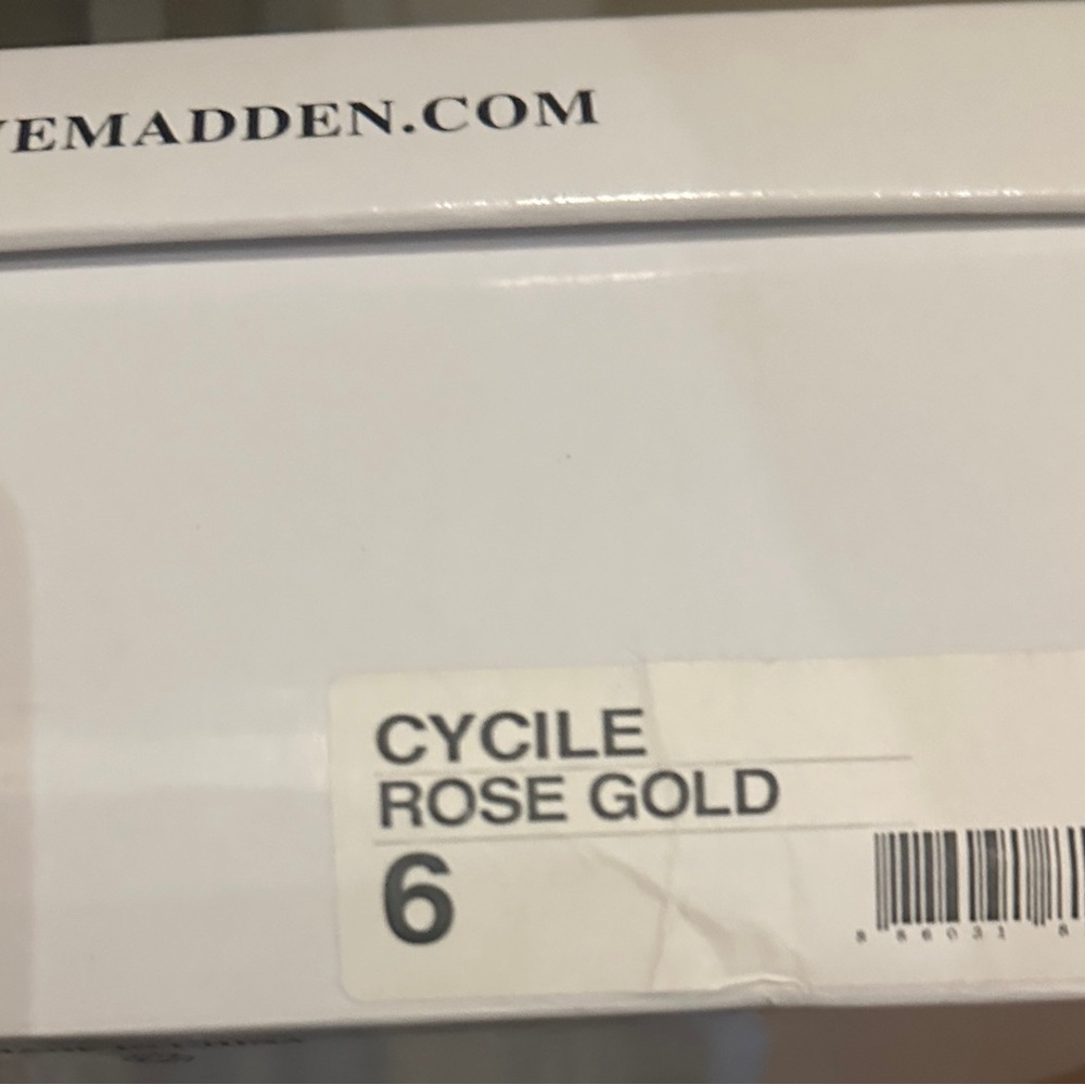 Steve Madden Sparkling Gold Peep-Toe Heels - Picture 7 of 17